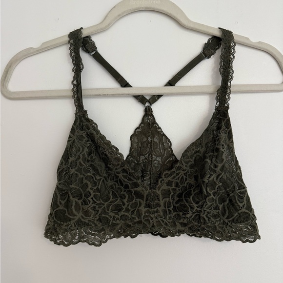 Xhilaration Green Lace Bra Intimates - Picture 1 of 4